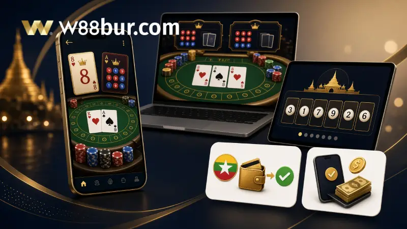 Baccarat W88 Guide for Myanmar Players (2026) W88 Live Casino Baccarat Tables for Myanmar Players